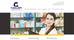 Desktop Screenshot of farmaciacavalieri.com.br